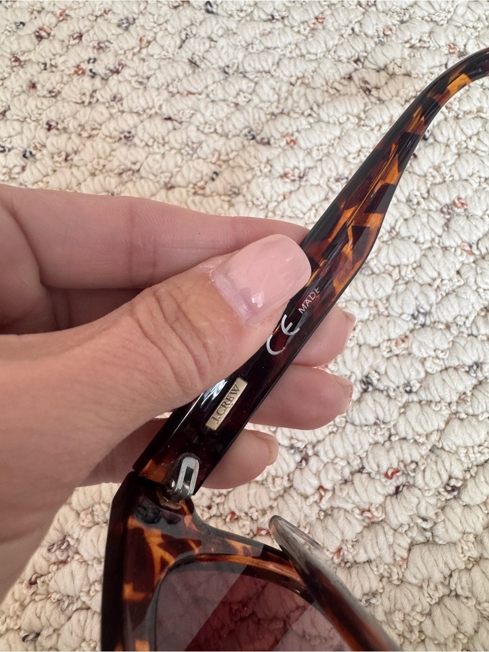 JCrew Classic Tortoiseshell Women’s Sunglasses - Brown Lens 0132 - Picture 2 of 2